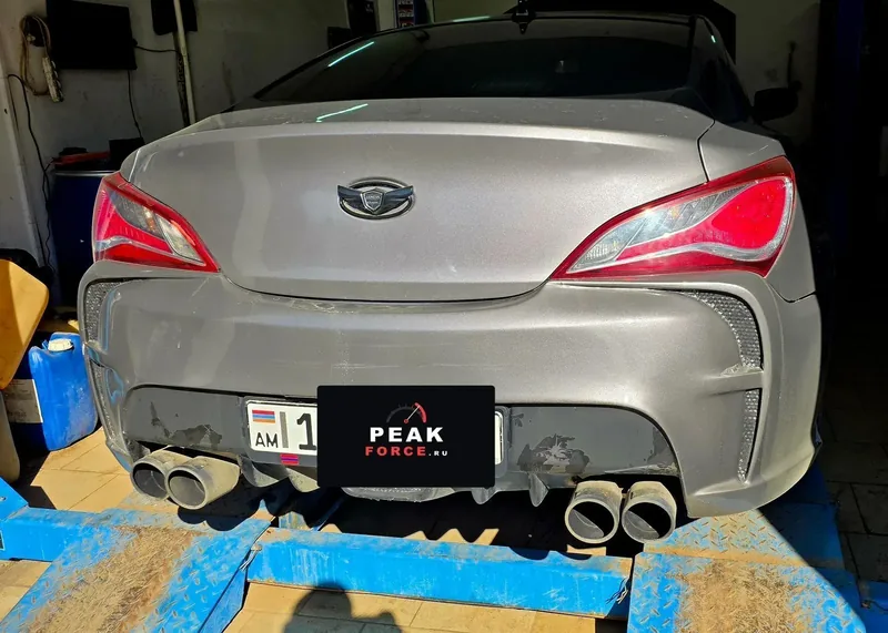 Hyundai Genesis Coupe R-spec 2.0T — чип-тюнинг Stage 1, PEAKFORCE